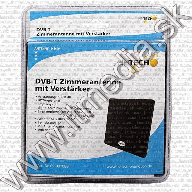 Image of Heitech Universal DVB-T Indoor Panel Antenna *ACTIVE* (IT8923)