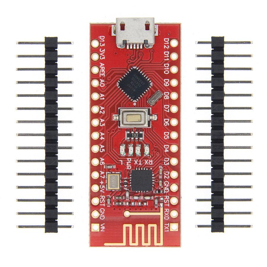 Image of Arduino RF Nano Board (Compatible) MEGA328 CH340 NRF24L01 2.4GHz v3 Info! (IT14567)