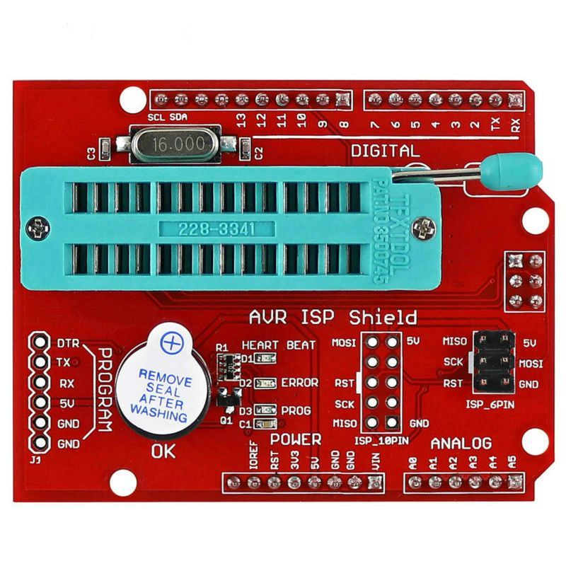 Image of Arduino AVR ISP Programmer SHIELD (Bootloader) (IT14072)