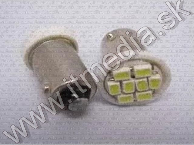 Image of LED Car Dashboard Light BA9S Cold White 12v 8x3020SMD (IT10768)