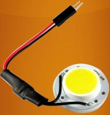 Image of COB LED panel izzó (kerek) 5w 15led 30mm (hideg fehér) (IT11103)