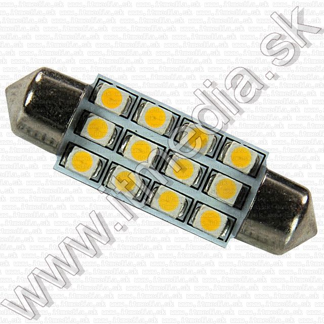 Image of LED izzó Szofita 39mm 12x3528 SMD *Meleg Fehér* (IT9774)