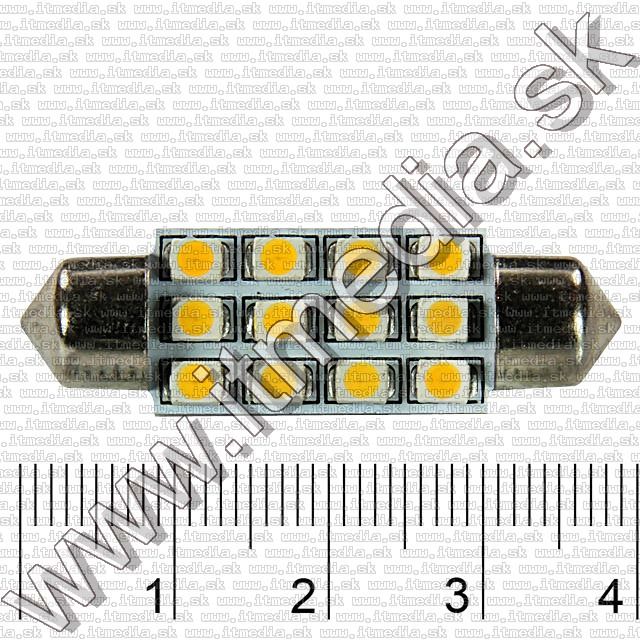 Image of LED izzó Szofita 39mm 12x3528 SMD *Meleg Fehér* (IT9774)