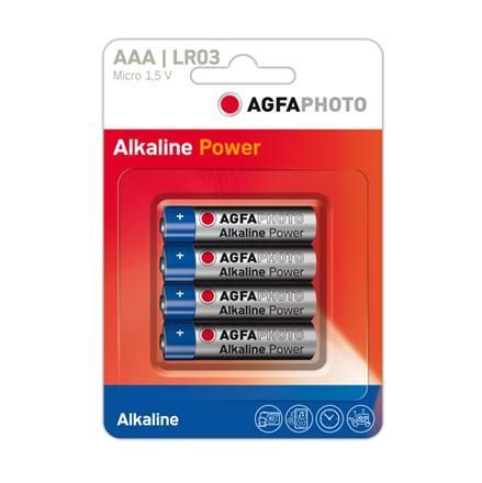 Image of Agfaphoto battery Alkaline LR03 4-blister (AAA) (IT6960)