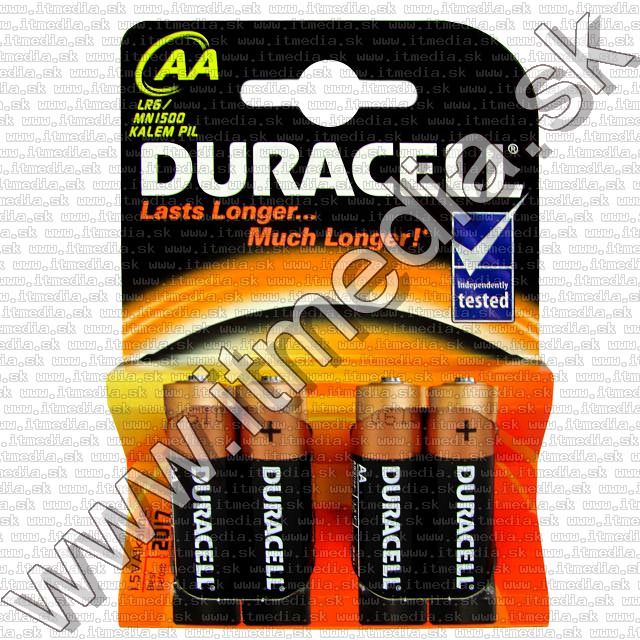 Duracell BASIC Alkaline Battery 4xAA LR06 (IT7165) Image of Duracell BASIC Alkaline Battery 4xAA LR06 (IT7165)