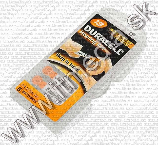 Image of Duracell battery PACK (6-set) No. 13 (DA13N6) (IT1440)