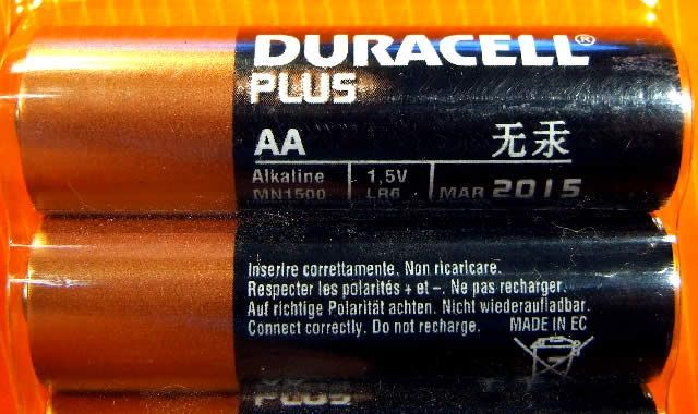 Image of Duracell Plus Alkaline Battery 4xAA LR06 *Foil* (IT1805)