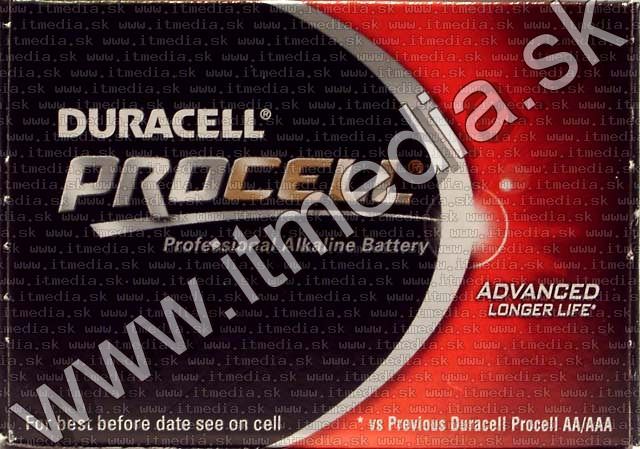 Image of DURACELL battery PROCELL alkaline AA LR06 (IT5510)