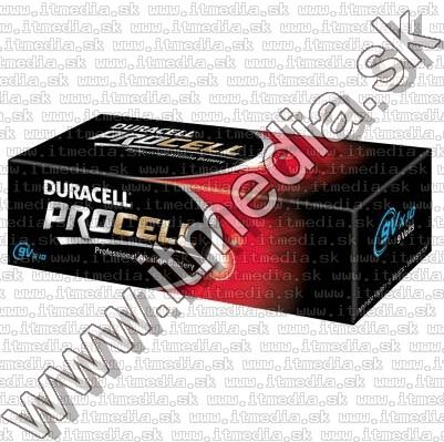 Image of Duracell PROCELL  6LR61 9V Tartós alkáli elem (IT8338)