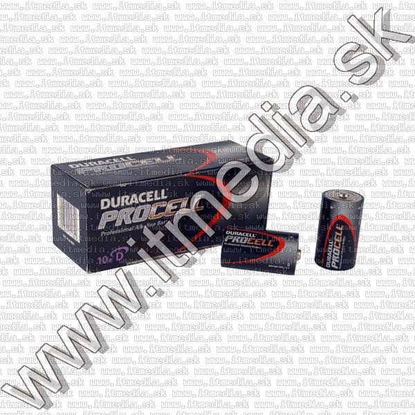 Image of Duracell PRO CELL 10xD LR20 tartos alkali goliat elem (IT8423)