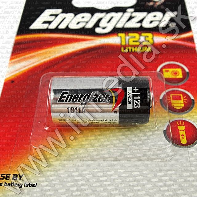 Image of Energizer hosszú élettartamú  *fotó*elem CR123 (IT1935)
