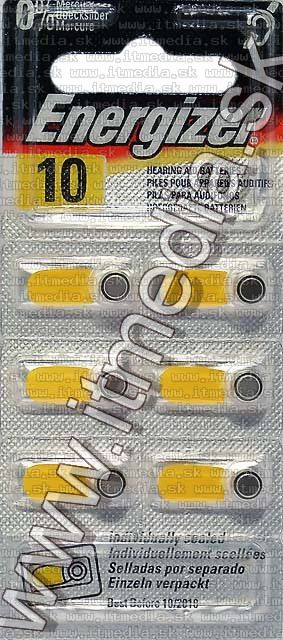 Image of Energizer Button Battery (no. 10) 6-set *expired 2011-03* (IT2024)