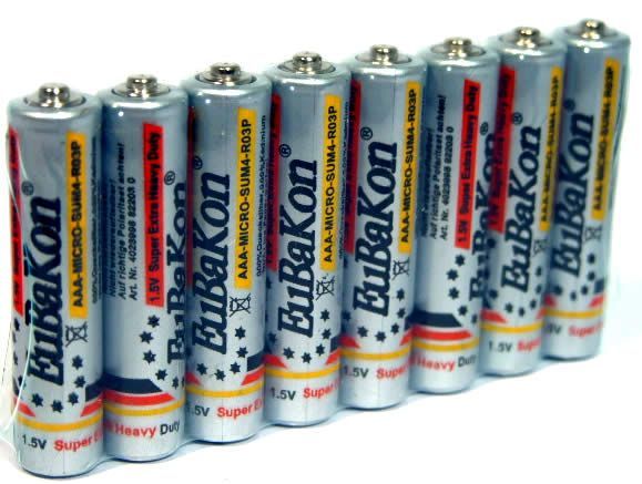 Image of EuBaKon Batterypack 8xAAA R03 Zinc *2007-06* INFO! (IT3598)