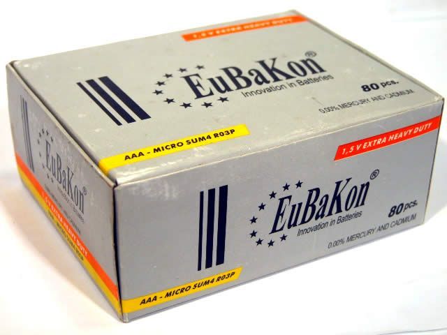 Image of EuBaKon Batterypack 8xAAA R03 Zinc *2007-06* INFO! (IT3598)