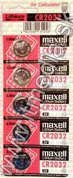 Image of Maxell CR2032 gombelem (IT3325)