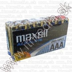 Image of Maxell battery ALKALINE 16xAAA LR03 (IT10680)
