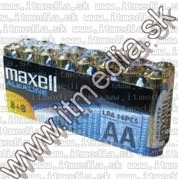 Maxell LR06 16xAA alkáli elem *Fólia* (IT11706) Image of Maxell LR06 16xAA alkáli elem *Fólia* (IT11706)