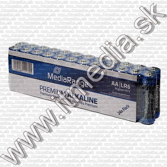 Image of MediaRange LR06 AA (ceruza) alkáli tartós elem 24db fólia csomagolásban (IT7984)