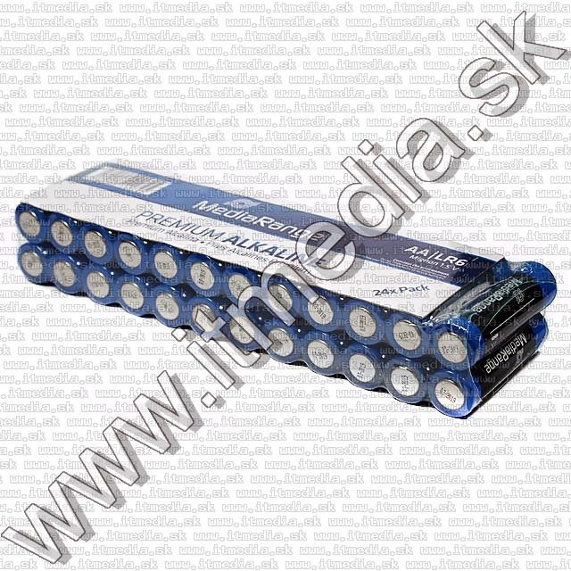 Image of MediaRange LR06 AA (ceruza) alkáli tartós elem 24db fólia csomagolásban (IT7984)
