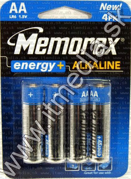 Image of Memorex battery ALKALINE 4xAA LR06 (IT3744)