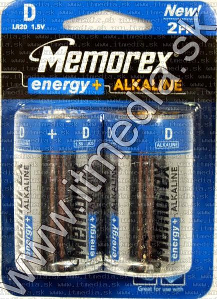 Image of Memorex battery ALKALINE 2xD LR20 (IT3745)