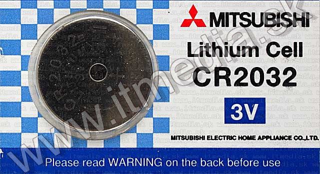 Image of Mitsubishi battery CR2032 Blister 5pk (IT7411)