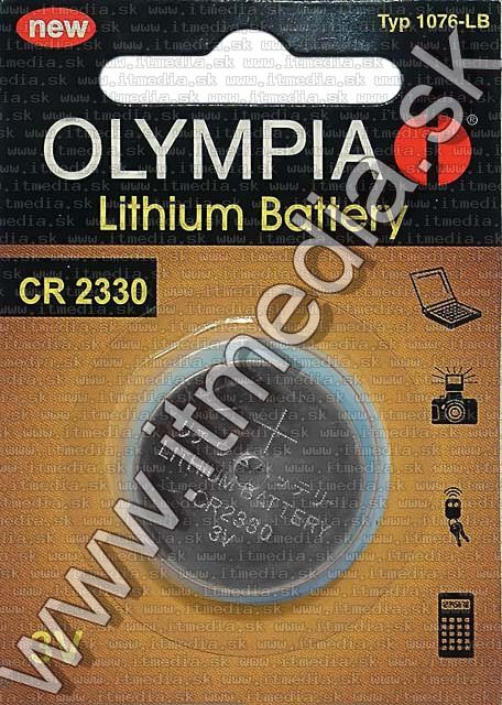 Image of Olympia battery 3V CR2330 (1076-LB) EXPIRED (IT6580)