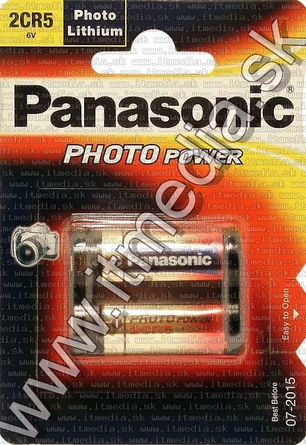 Image of Panasonic battery 2CR5 (IT6582)