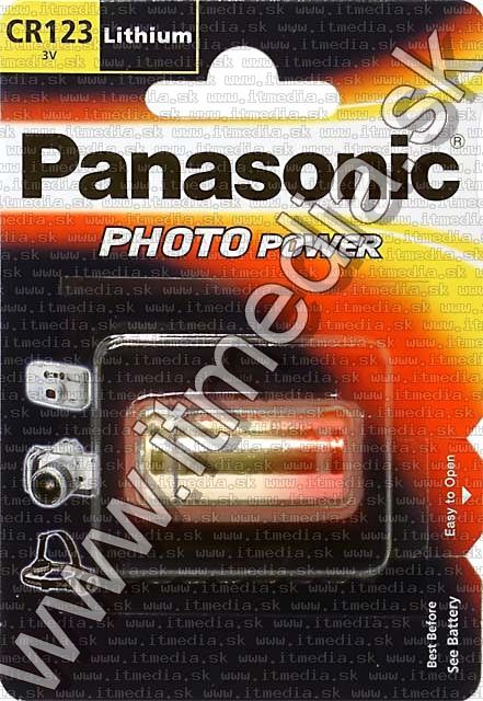 Image of Panasonic Photo battery CR123 (IT5380)