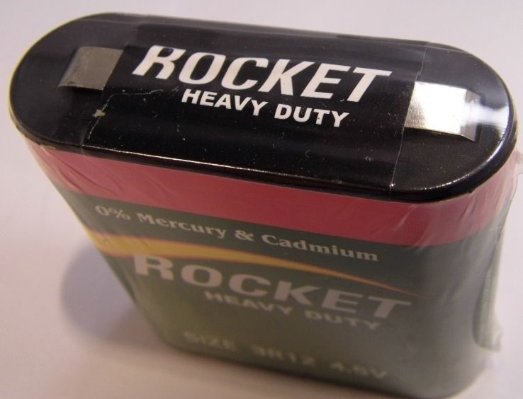 Image of Rocket Battery 3R12 4.5volt Zinc (IT11732)