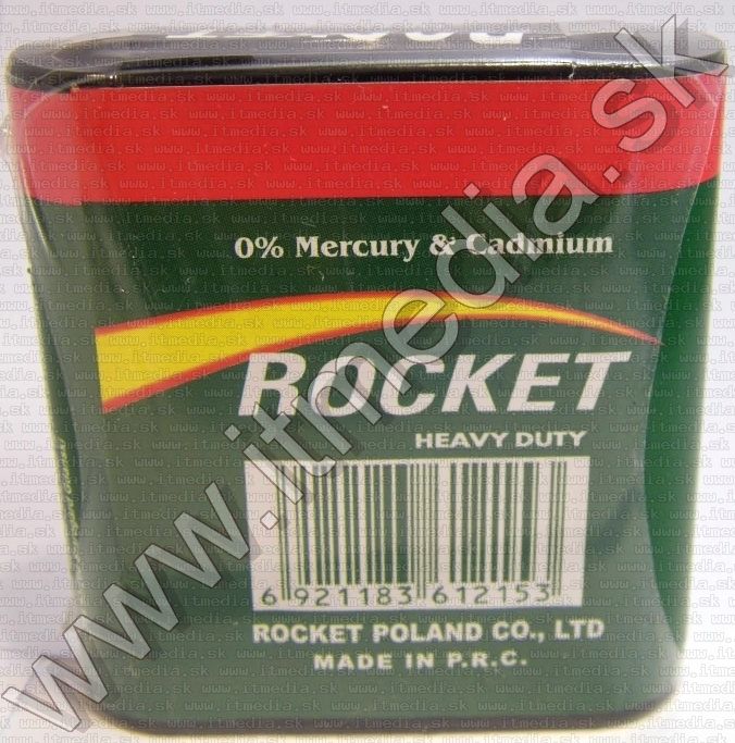 Image of Rocket Battery 3R12 4.5volt Zinc (IT11732)