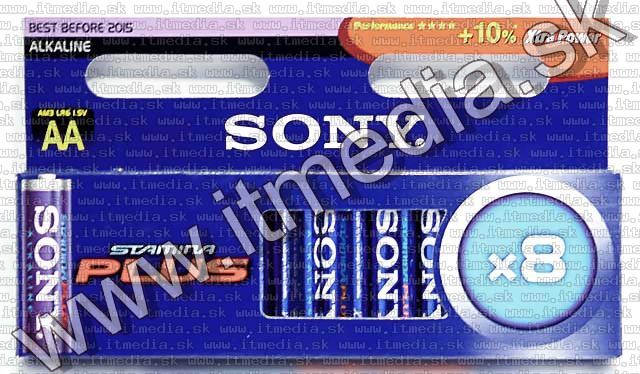 Image of Sony *Stamina Plus* battery ALKALINE 8xAA LR06 (IT4419)