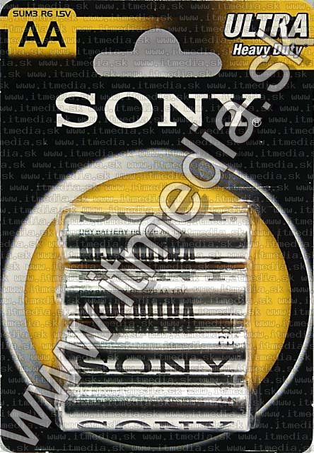 Image of SONY battery Zinc 4xAA R06 Ultra Heavy Duty (IT4420)