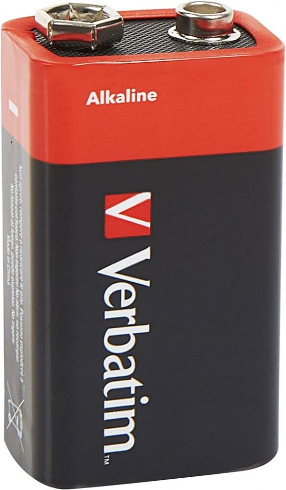 Image of VERBATIM battery alkaline 9v (6LR61) 49924 (IT14821)