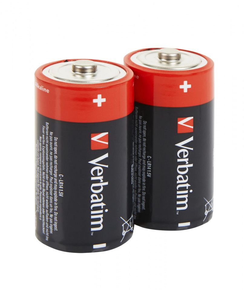 Image of VERBATIM battery alkaline 2xC (LR14) 49922 (IT4565)
