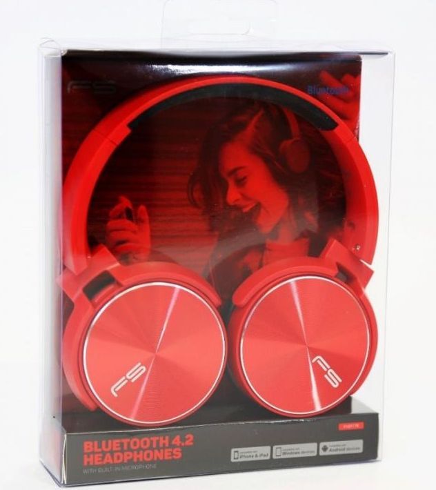 Freestyle Bluetooth Headphones with MP3 (microSD) 44388 FH0917R (IT13687) Image of Freestyle Bluetooth Headphones with MP3 (microSD) 44388 FH0917R (IT13687)