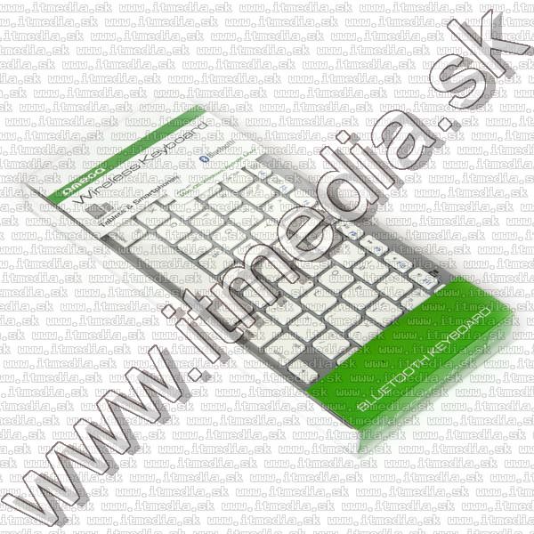 Image of Omega Bluetooth billentyűzet (Tabletekhez) (41419) Fehér ANGOL (IT11245)