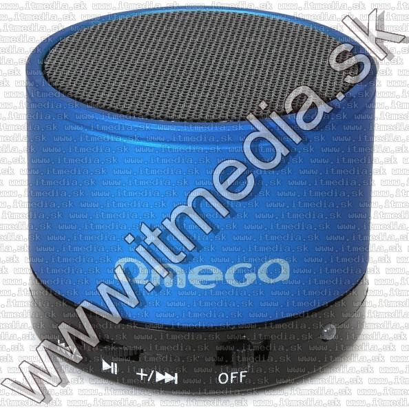 Vezetéknélküli Bluetooth hangszóró mikrofonnal (OG47BL) Kék (IT11571) Image of Vezetéknélküli Bluetooth hangszóró mikrofonnal (OG47BL) Kék (IT11571)
