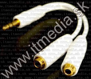 Image of Jack-2xJack stereo audio splitter cable *black* (IT4017)
