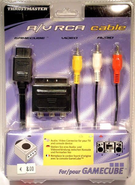 Image of TrustMaster AV RCA Cable Set for GameCube (IT3005)