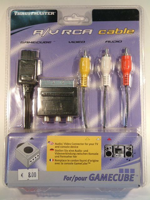 Image of TrustMaster AV RCA Cable Set for GameCube (IT3005)