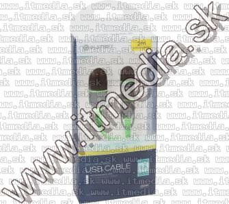 Image of Platinet 2-in-1 iPhone5G Lightning + microUSB cable 2m (IT13765)