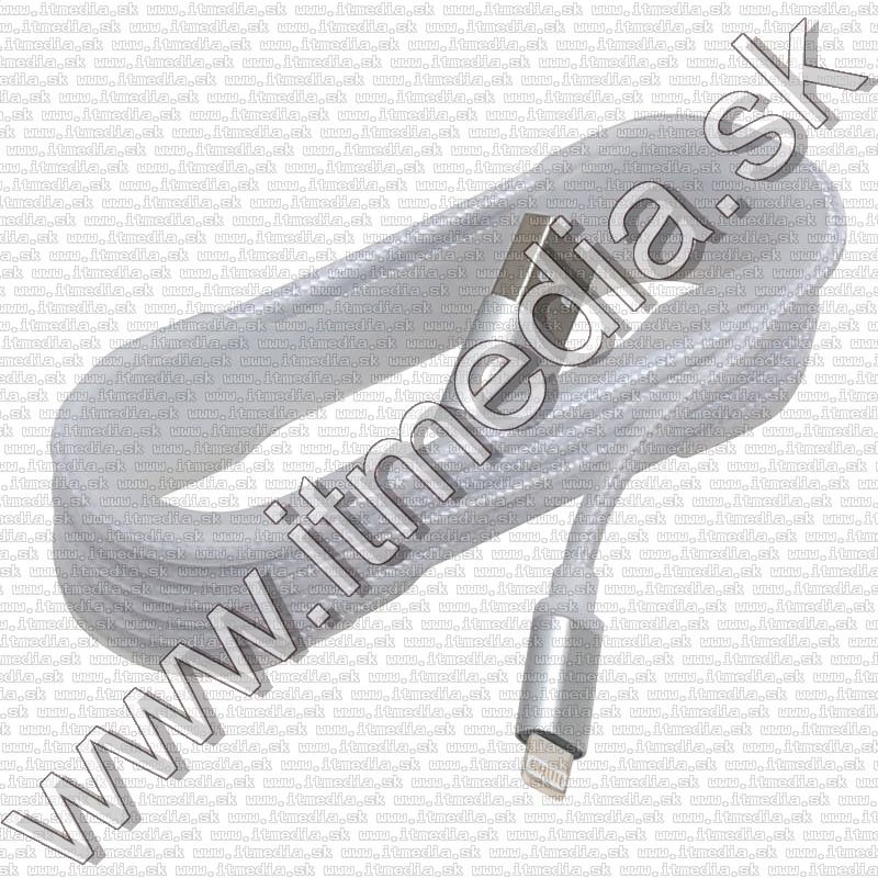 Image of iPhone USB Lightning kábel 1.5m *Cipőfűző* *Hengeres* *Fehér* (IT12018)