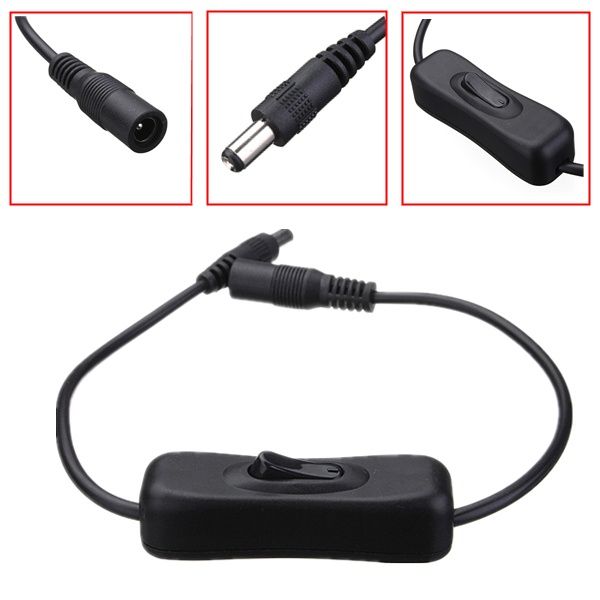 Image of Arduino/LED Kábel Kapcsoló apa-anya 40cm 12V/3A DC (IT12630)