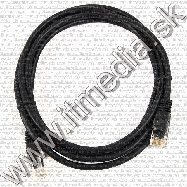 Image of Ethernet Network (Lan) cable **1.8m** RJ45 *BLACK* (UTP) (IT7445)