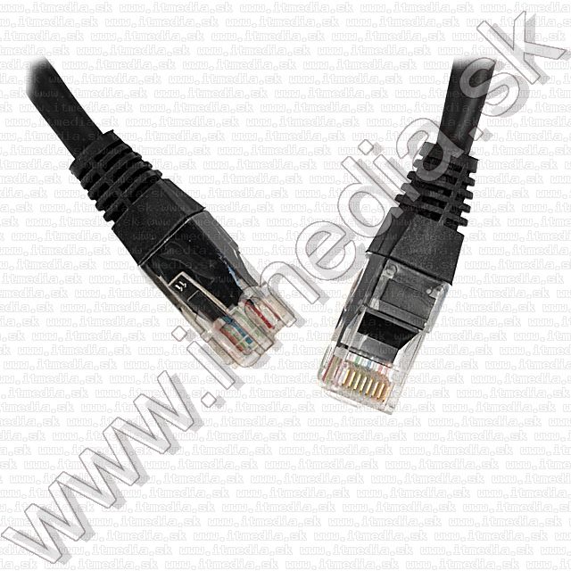 Image of Ethernet Network (Lan) cable **1.8m** RJ45 *BLACK* (UTP) (IT7445)