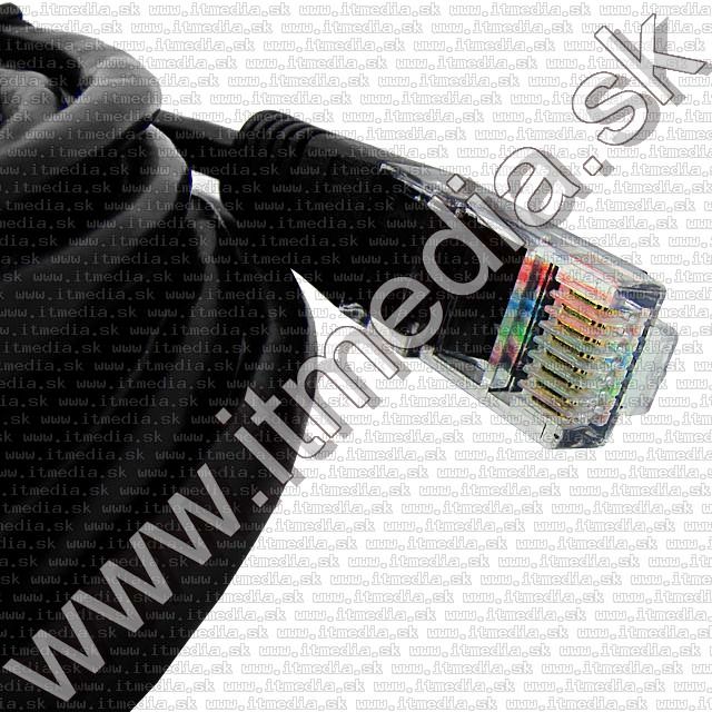 Image of Ethernet Network (Lan) cable **5m** RJ45 *BLACK* (UTP) (IT7201)