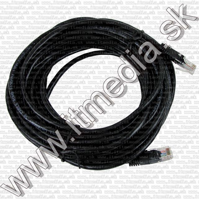 Image of Ethernet Network (Lan) cable **10m** RJ45 (UTP) CAT6 *BLACK* (IT7200)