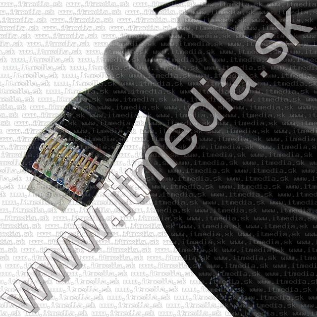 Image of Ethernet Network (Lan) cable **10m** RJ45 (UTP) CAT6 *BLACK* (IT7200)