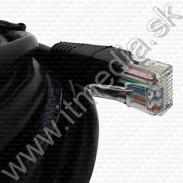 Image of Ethernet Network (Lan) cable **10m** RJ45 (UTP) CAT6 *BLACK* (IT7200)